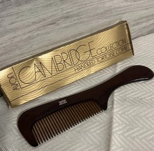 Vintage 80s Avon Cambridge Collection Handled Tortoise Comb 8  New In Box