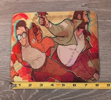 Disco Elysium 7"x 8" Mousepad Harry & Kim Kitsuragi RCM Trippy Video Game