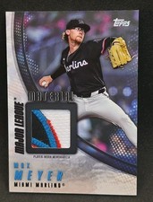 2025 Topps Max Meyer Black Major League Material /10 Jersey Relic (SC73)