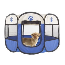 Pop-Up Pet Playpen - 26-Inch Indoor and Outdoor Dog Kennel with Carrying Bag ...