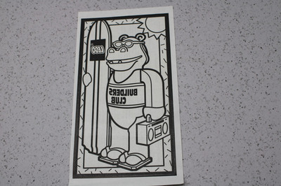 Lego Builders Club Iron-On Transfer T-Shirt Decal  - 1990's
