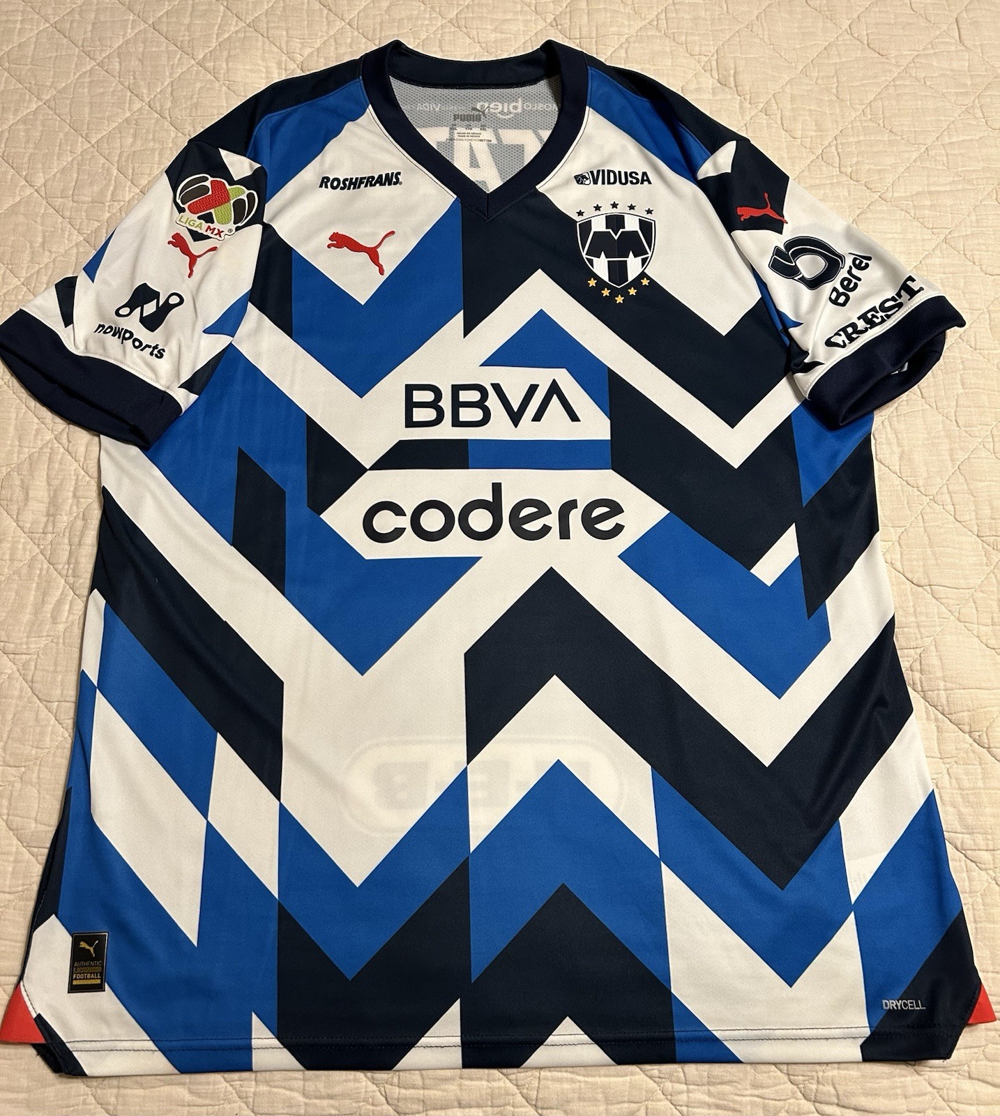 PUMA Monterrey Rayados Men’s 23/24 3rd Kit Authentic Jersey XXL Player Version