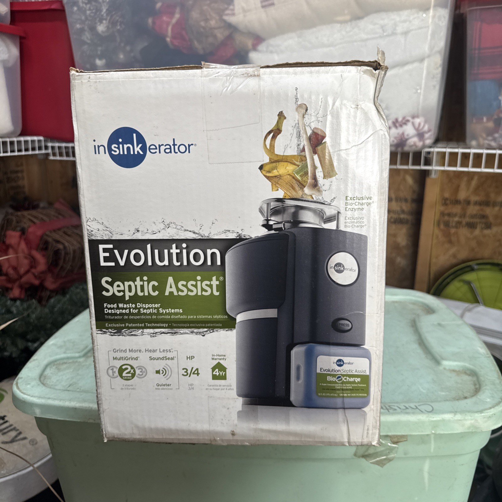 InSinkErator Evolution Septic Assist 3/4 HP Household Garbage Disposer
