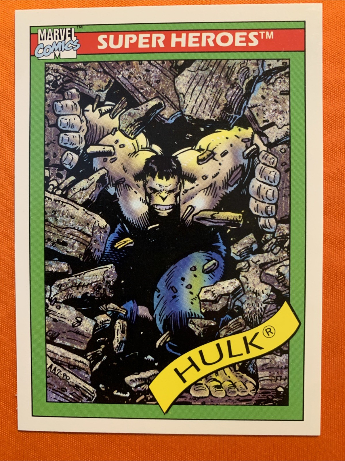 1990 Impel Marvel Universe #17 Hulk (gray)
