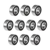 10X Rillenkugellager MR84-2RS 4Mm ID 8Mm AD 3Mm Bohrung Doppelt Abgedichteter Z2