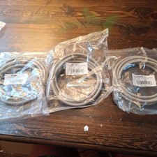 3 pack of 2m Cat6A SSTP LSZH RJ45  Network cable grey in original packaging 