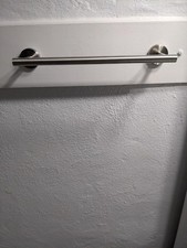 1Pack Adjustable Silver Towel Bar, 13-24 inch Rustproof Wall Mounted Rack