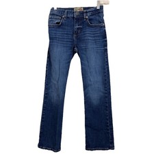 Wrangler 20X Boys Sz 11 Boot Cut Jeans Medium Wash Adjustable Waist 112336767