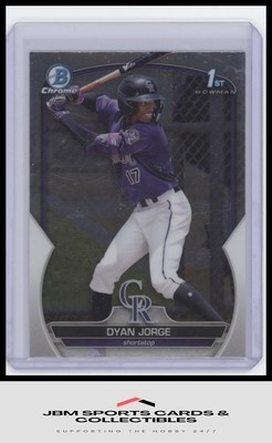 2023 Bowman #BCP-22 Dyan Jorge Chrome Prospects