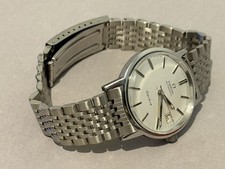 18mm steel rice beads bracelet for vintage omega watches fits seamaster  geneve 