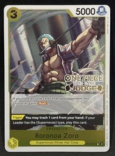 Roronoa Zoro Judge Pack Vol. 6 Foil Stamped One Piece Promo OP10-113 (white)