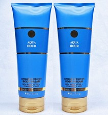2 Bath Body Works AQUA HOUR Ultimate Hydration Body Cream Lotion 8 oz