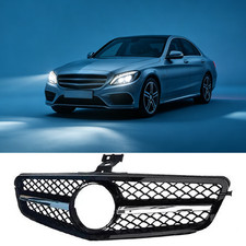 GT Grill Sport Kühlergrill Chrom Schwarz Für Mercedes W204 S204 C204 2008-2014 GT Grill Sport Kühlergrill Chrom Schwarz Für Mercedes W204 S204 C204 2008-2014
