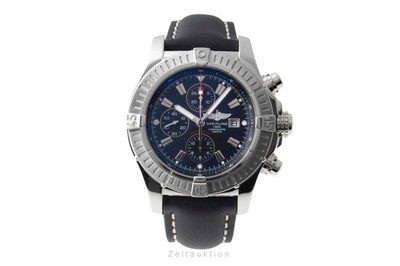 Breitling Super Avenger Chronograph Stahl Automatik Ref. A1337011/B907 Papiere