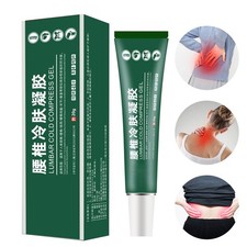 Gel de enfriamiento de columna lumbar a base de hierbas orgánicas de 1 pieza compresa fría envoltura alivio del dolor