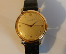 1950's IWC 'Calatrava' Jumbo 18ct Yellow Gold Vintage Watch Cal. 89
