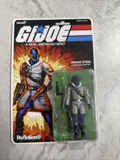 Super7 - G.I. Joe - ReAction  Wv5 - Arctic Snake Eyes Movie  New Toy  Action F