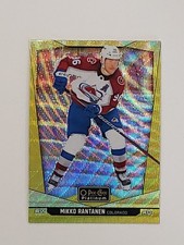 2024-25 O-Pee-Chee Platinum Neon Yellow Surge #196 Mikko Rantanen (FM)