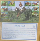 GB BUCKINGHAM FDC 2017 RACEHORSES AINTREE HANDSTAMP..SIGNED TOMMY STACK