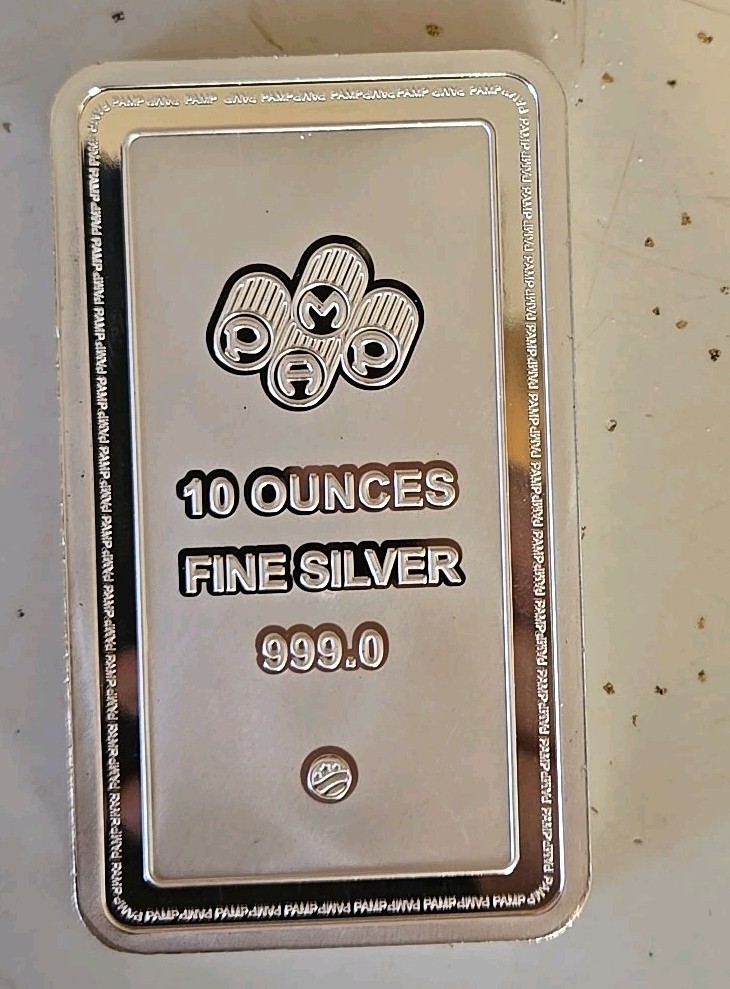 Pamp Lady Of Justice Silver Bar - 10 Oz | eBay