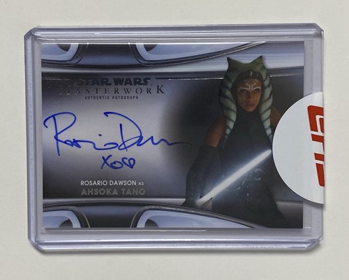 2021 Topps Star Wars Masterwork AUTOGRAPHS ROSARIO DAWSON AHSOKA TANO AUTO
