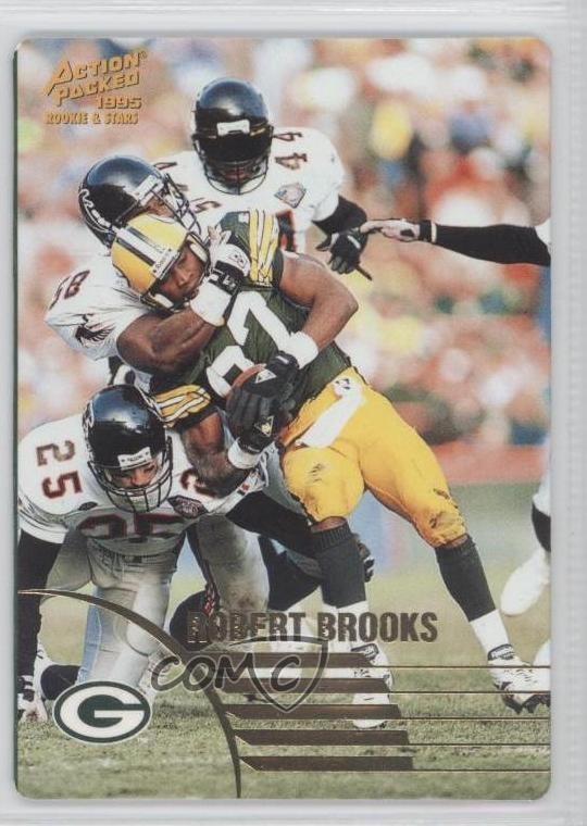 1995 Action Packed Rookies & Stars Robert Brooks #10 0a1