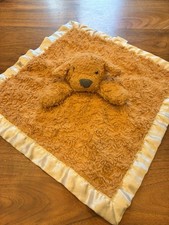Cloud Island Brown Puppy Dog Lovey Security Blanket Satin Trim Target Doodle