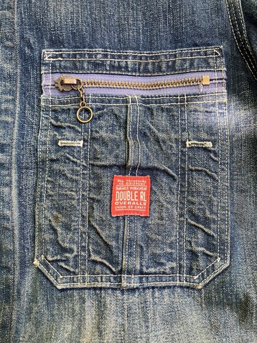 RRL sz 42R USA Made Engineer Coat Heartland Barn Jacket Denim Chore Double RL - Picture 5 of 23