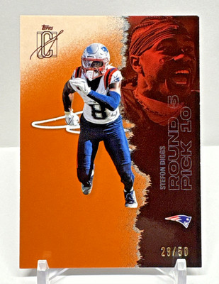 Stefon Diggs 2025 Topps Signature Class Orange /50