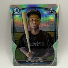 2023 Bowman Chrome Antony Peguero 1st Bowman Lunar Glow Refractor #BCP-62