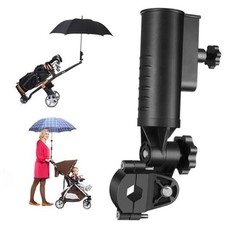 Heavy Duty Golf Push Cart Umbrella Holder, Aluminium Alloy Base Ultra