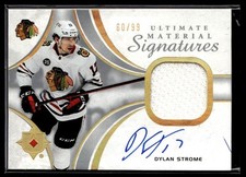 2021-22 Upper Deck Ultimate Collection Material Signatures Dylan Strome Auto