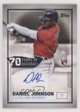 2021 Topps 70 Years of Baseball Auto Daniel Johnson #70YA-DJO Auto h3a