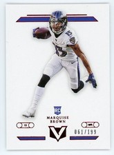 2019 Panini Chronicles Vertex Marquise Brown Rookie RC Red #V9 #/199
