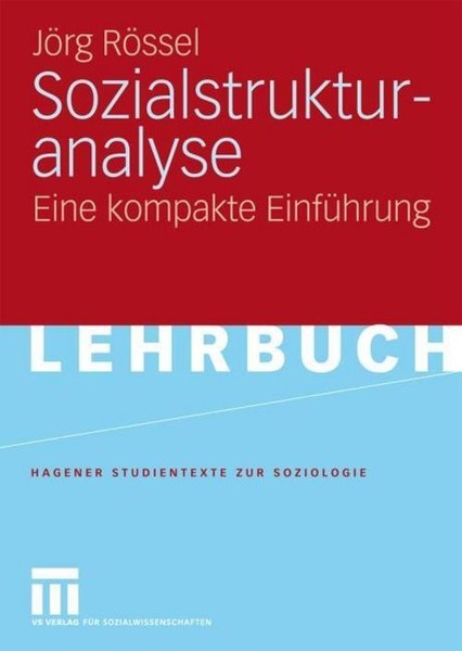 Sozialstrukturanalyse JöRg RöSsel-image