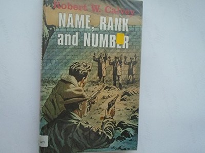 Name, Rank and Number by Calvey, Robert W. Hardback Book The Fast Free Shipping