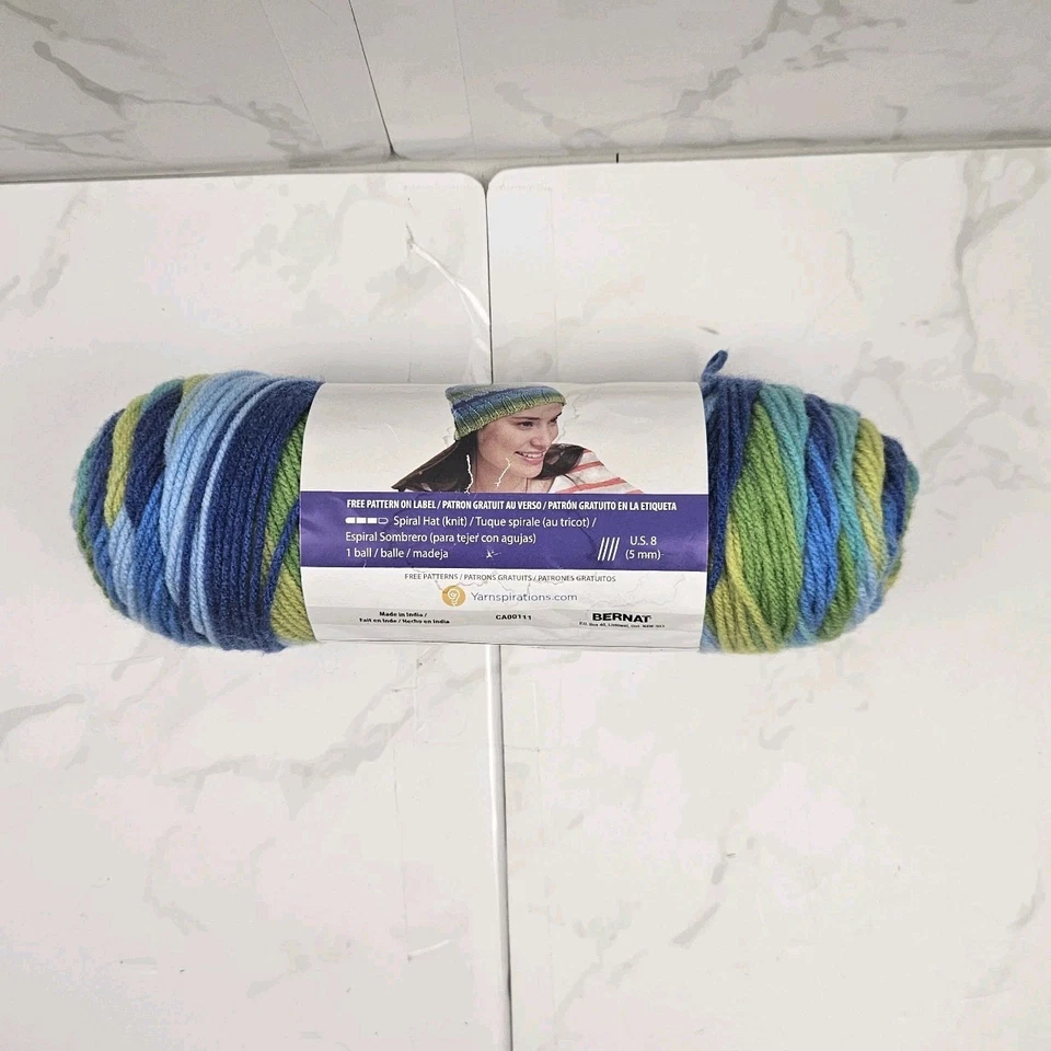 Bernat Super Value Yarn Meadow Stripes 5 Oz NEW - Image 2 of 4