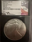 2024(P) SILVER EAGLE STAR PRIVY NGC MS70 FIRST DAY ISSUE MERCANTI SIGNED