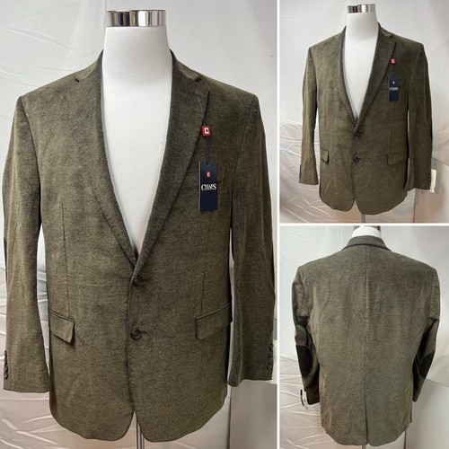 Chaps Ralph Lauren NWT $175 Men's 46R Corduroy Elbow Patch Sport Coat Blazer - Picture 2 of 9