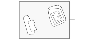 Genuine Audi Steering Wheel Transmission Shift Control Switch 80A-951-523-F