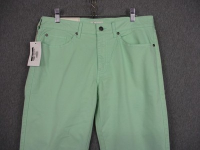 NEW Peter Millar Crown Mens 33x32 Mint Green Ultimate Sateen Five-Pocke MS17B93