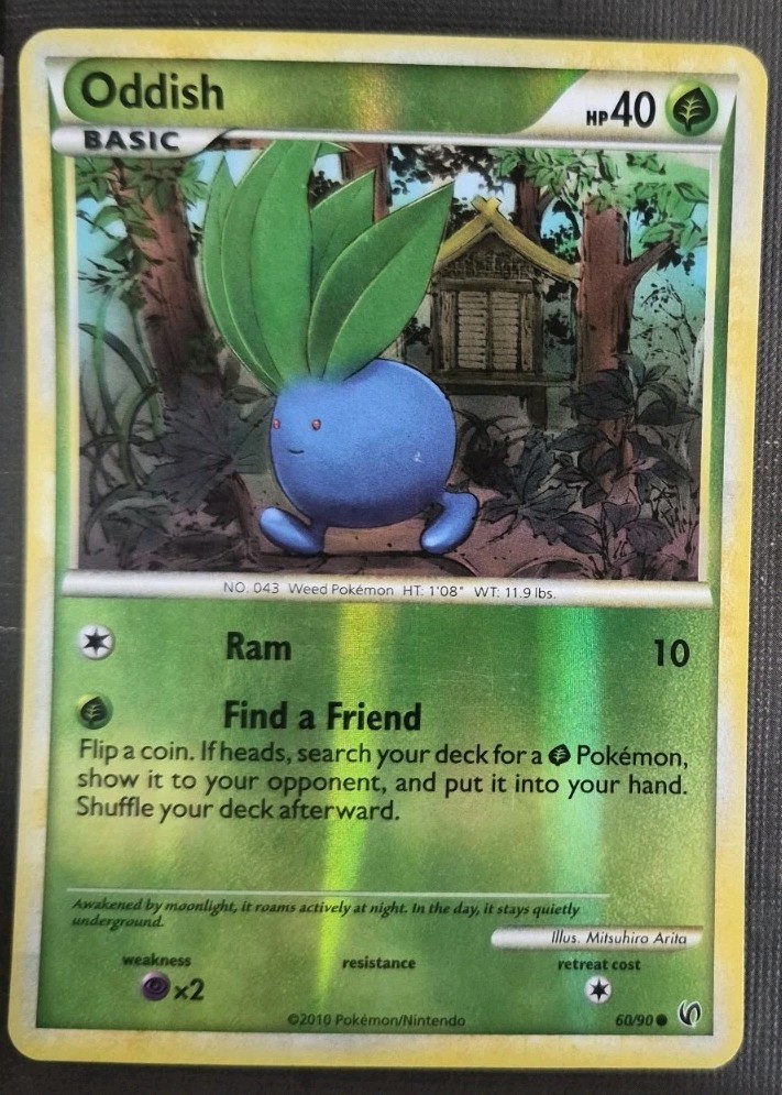 Oddish 60/90 Undaunted Common, Reverse Holo MP