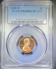 PCGS PR68RD 2001-S Lincoln Memorial Small Cent San Francisco DCAM Proof 58960706 — photo 1