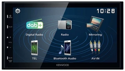 Kenwood DMX129DAB Doppel-DIN MP3-Autoradio Touchscreen DAB Bluetooth USB iPod AU - Bild 1 von 3
