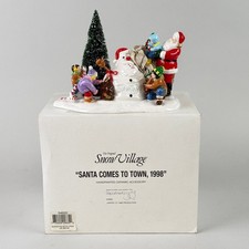 Department 56 Snow Village Santa Comes To Town 1998 Accessory #54920 NOS
