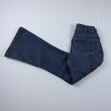 Levi Strauss Youth Vintage-Style Bootcut Snap Fly Carpenter Jeans Girls 14