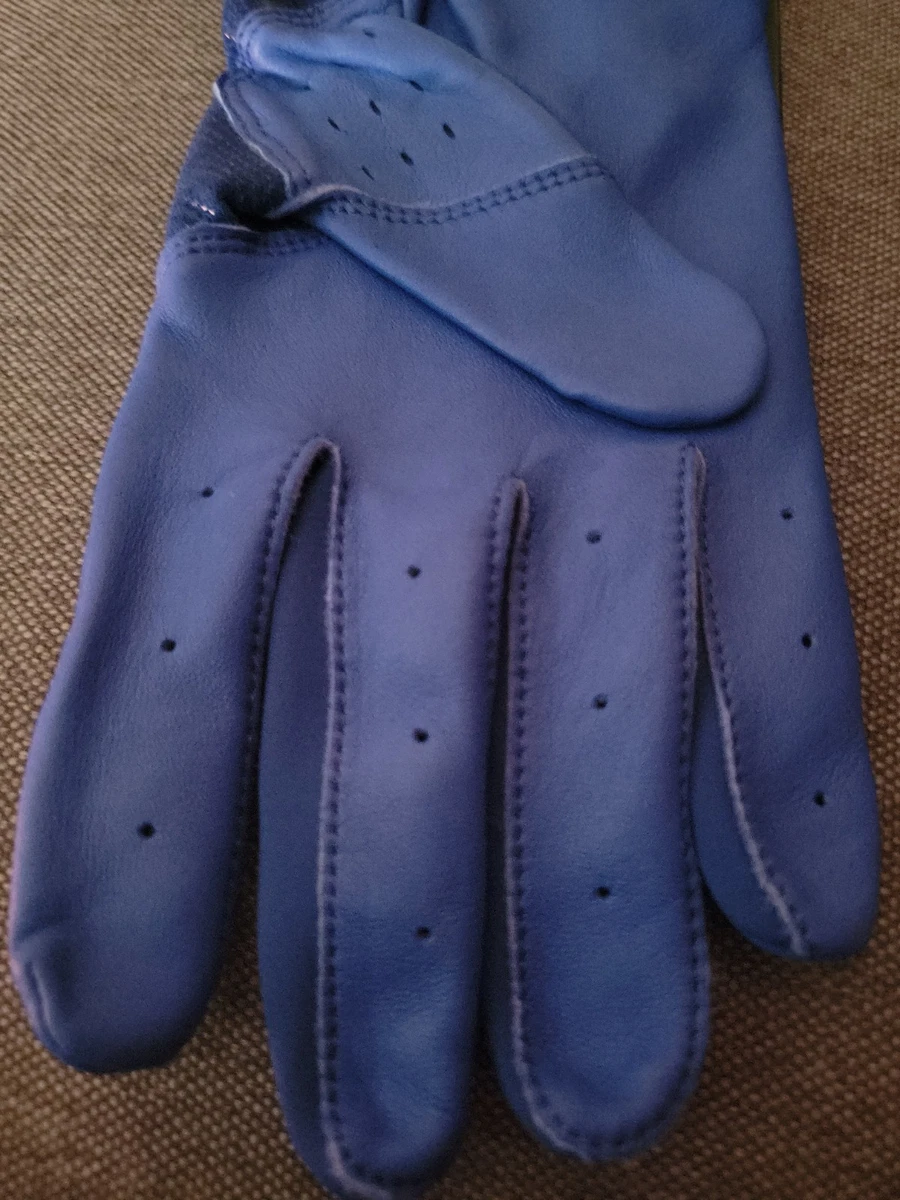 Guantes de bateo de béisbol Nike Alpha Elite para hombre talla XL azul FD7816-434 $74