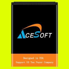 AceSoft Long Life 2150mAh Rechargeable Battery f T-Mobile CAT S22 Flip cellphone