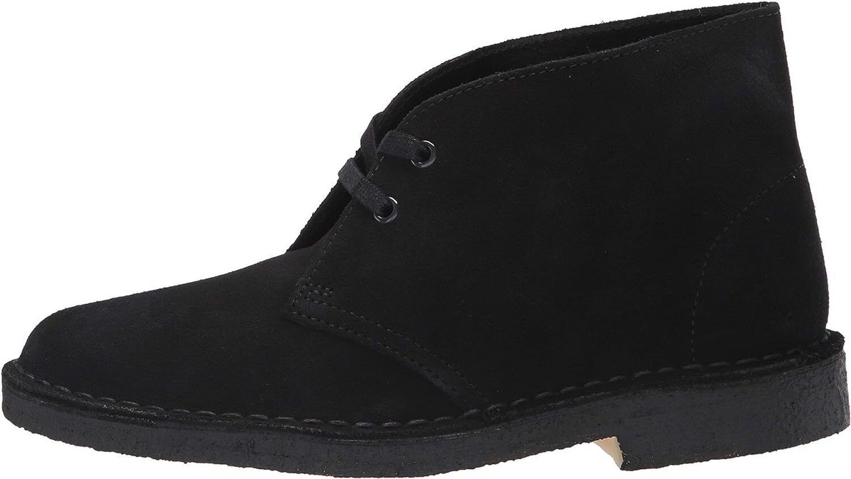 Clarks Desert Boots Womens Black Clarks Desert Boot Black Suede
