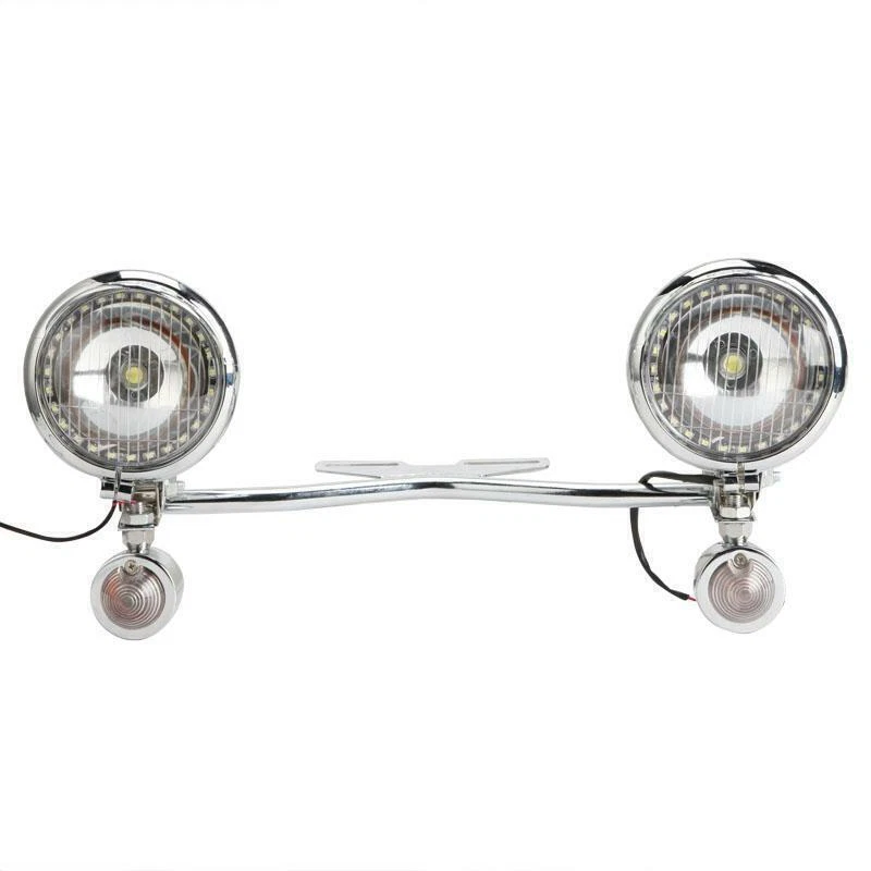 Passing Turn Signal Spot Light Bar Fit For Honda Shadow ACE Aero VT 750 1100 VLX Foto 4 de 4